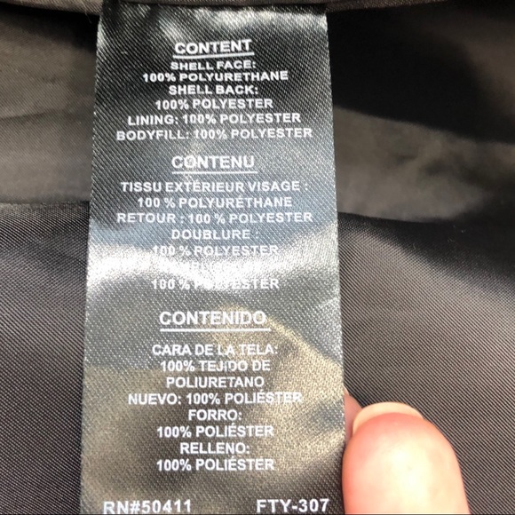 KENDALL + KYLIE Metallic Puffer Jacket in Blue S - Picture 12 of 12